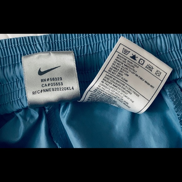Women’s Nike Baby Blue Athletic Shorts - Picture 8 of 8